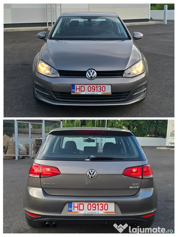 VW Golf 7 / 2015 / 1,4 Tsi / 122 cp/ Automat - Dsg/clima/ navi/ pilot/ senzori