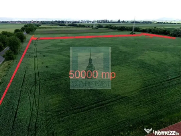 Teren intravilan 50000 mp, cu PUZ, Aprobat - zona Halchiu...