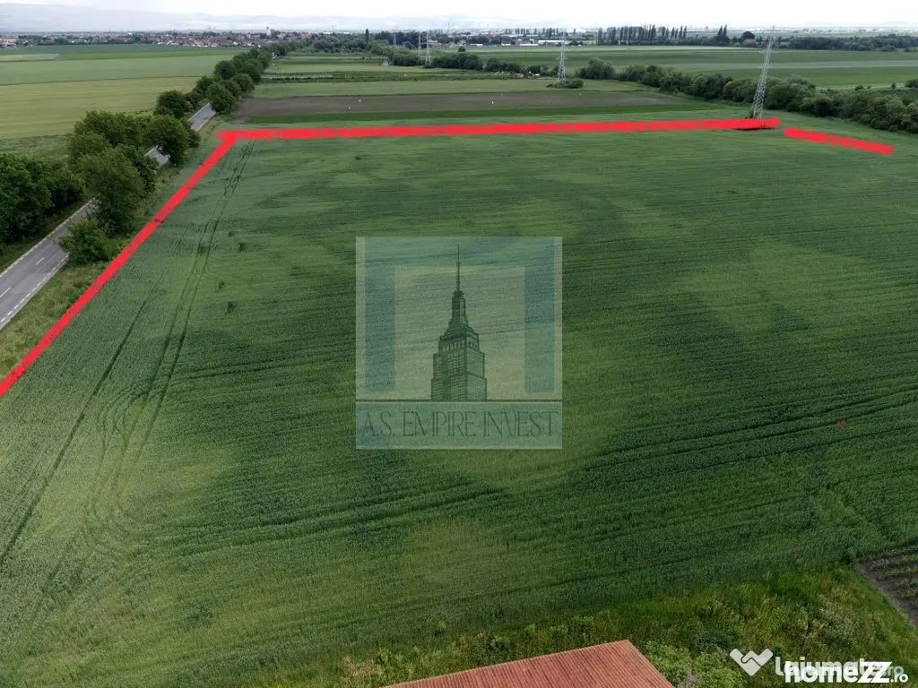 Teren intravilan 50000 mp, cu PUZ, Aprobat - zona Halchiu...