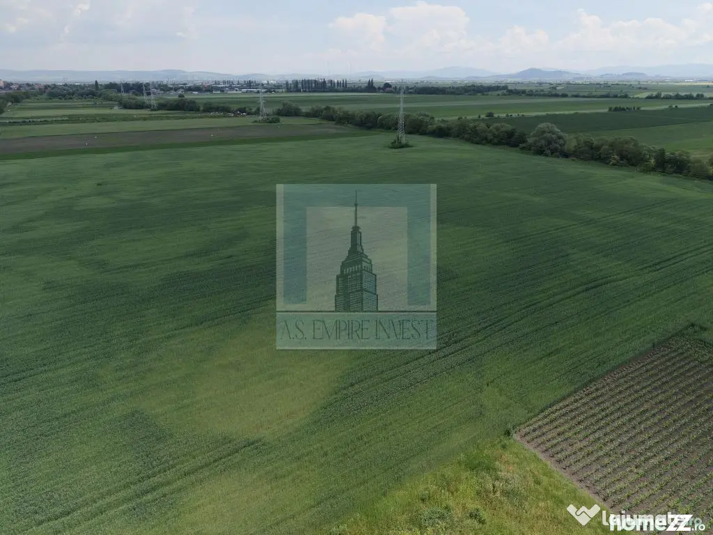 Teren intravilan 50000 mp, cu PUZ, Aprobat - zona Halchiu...