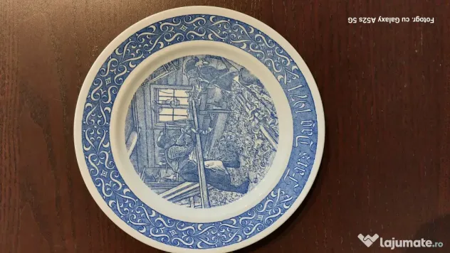 Set 11 Farfurii Decorative Rörstrand Suedia - Fars Dag (Editii 1971 - 1985)