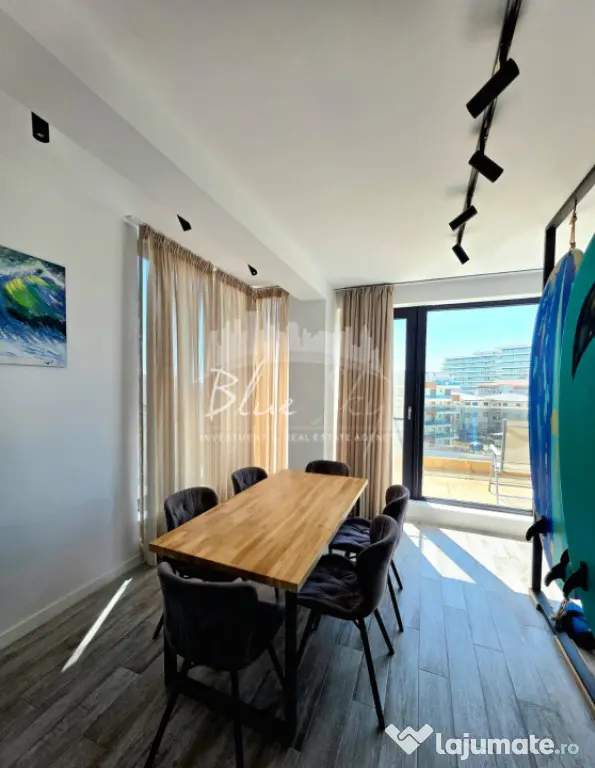 Mamaia Nord- Apartament 3 camere, complet mobilat, langa mar