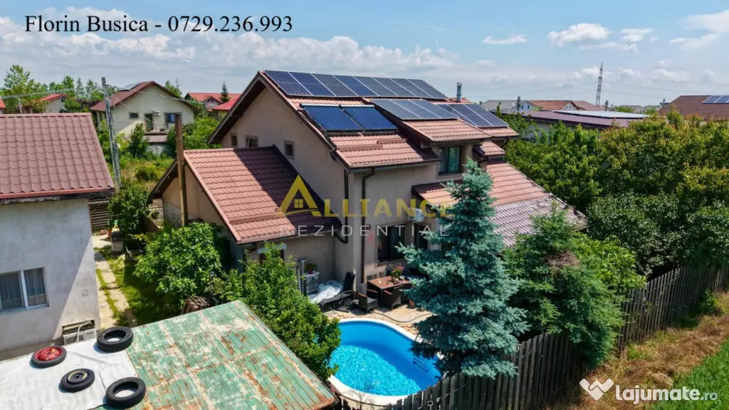 Casa individuala premium cu piscina ~ 5 camere 3 bai ~ teren