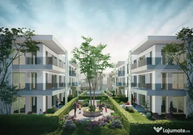 Apartament 2 camere, 52 mp | Standarde nZEB | Ansamblu nou |