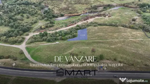 Teren 600mp zona Valea Aurie