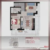 2 Camere | Încălzire în Pardoseală | 600 m STB