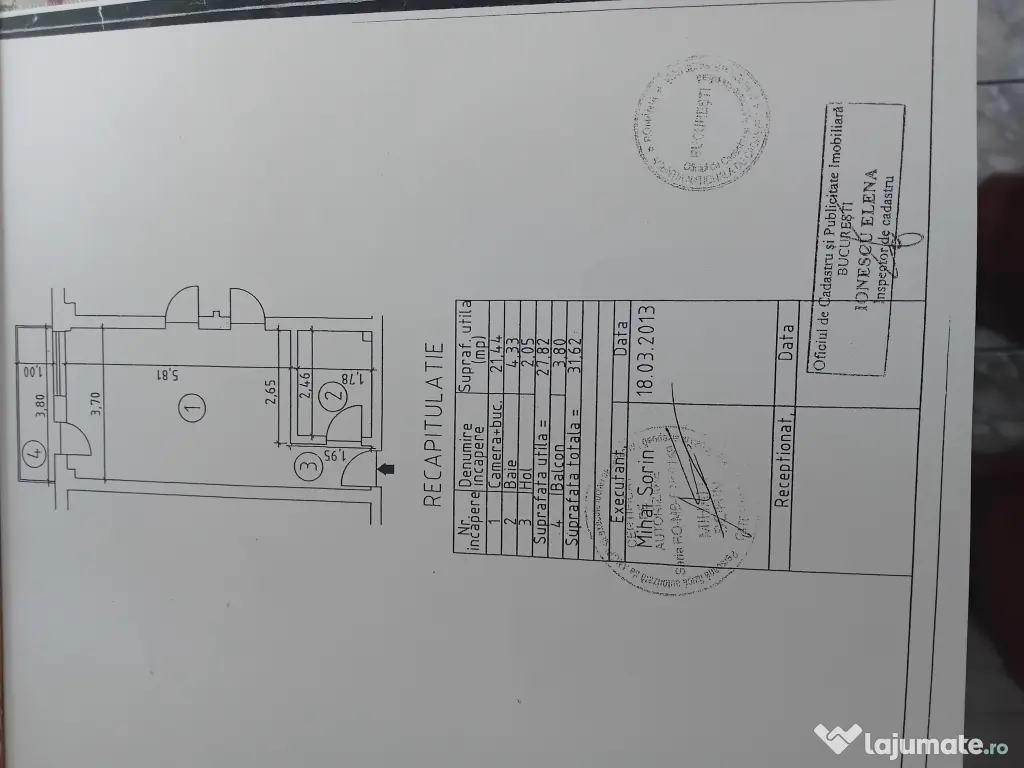 Vând garsonieră open speice