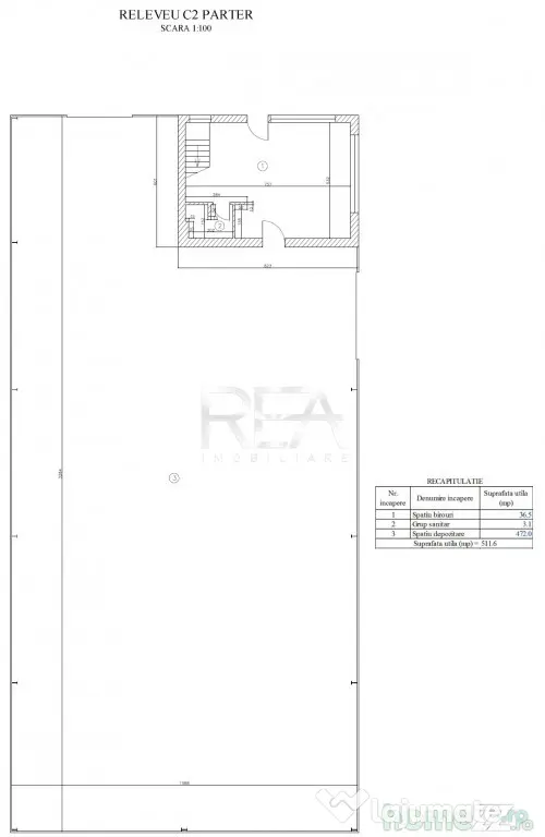 Hală industrială DN2 București-Urziceni, 552 mp, 3.000 eu - Afumati (Bucuresti-Ilfov)