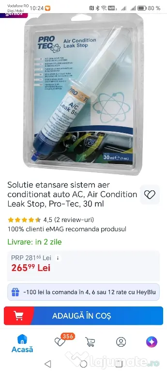 Solutie etansare AC