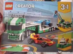 Vand Transportor de mașini de curse LEGO® Creator 3 în 1 - 31113