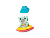 Tren cu Animale Plutitor - Lego dublo 