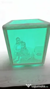 Cub poze personalizat 3D 12 culori 