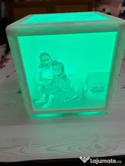 Cub poze personalizat 3D 12 culori 