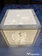 Cub poze personalizat 3D 12 culori 