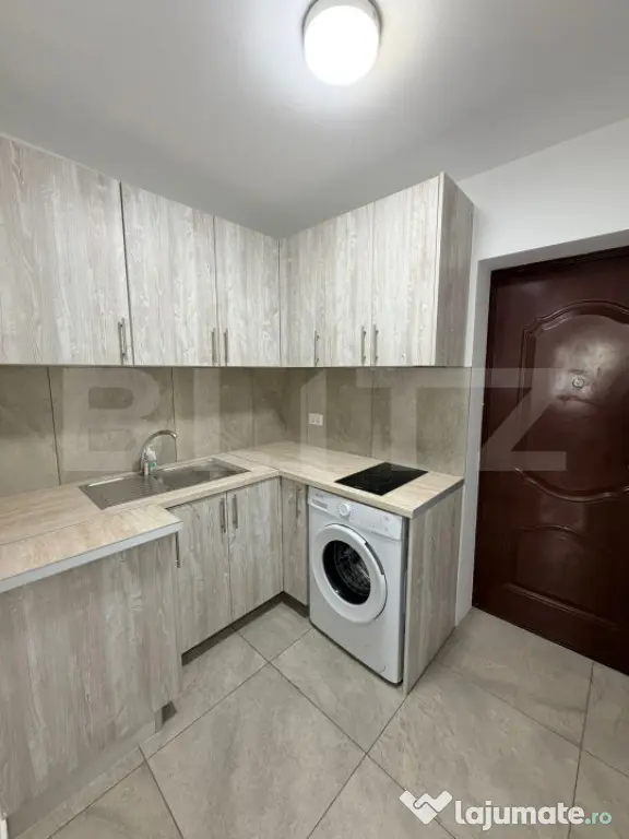 Garsonieră renovată, 22 mp, zona Burdujeni Gară