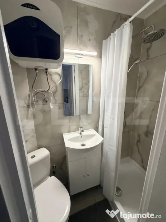 Garsonieră renovată, 22 mp, zona Burdujeni Gară