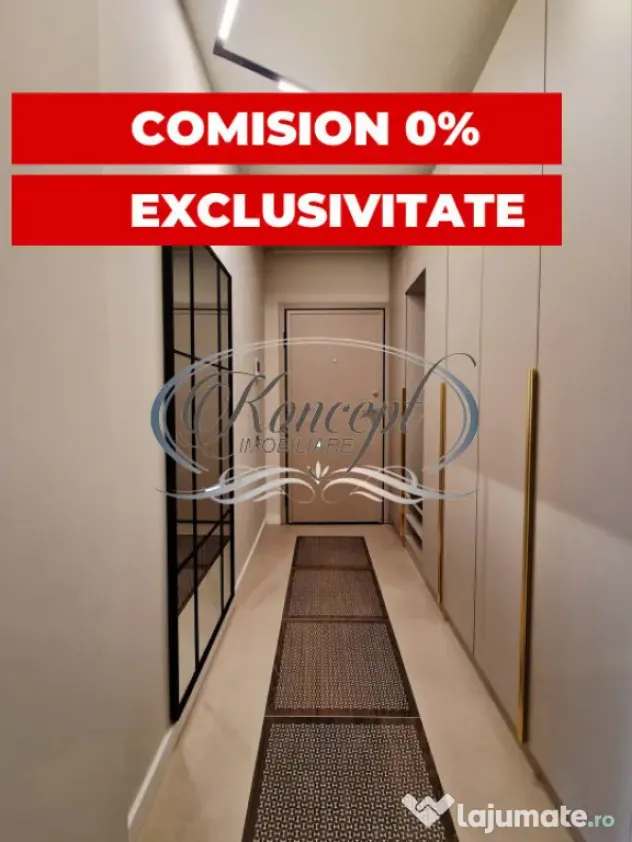 0% comision. Apartament nou mobilat, 2 minute de centrul Clu