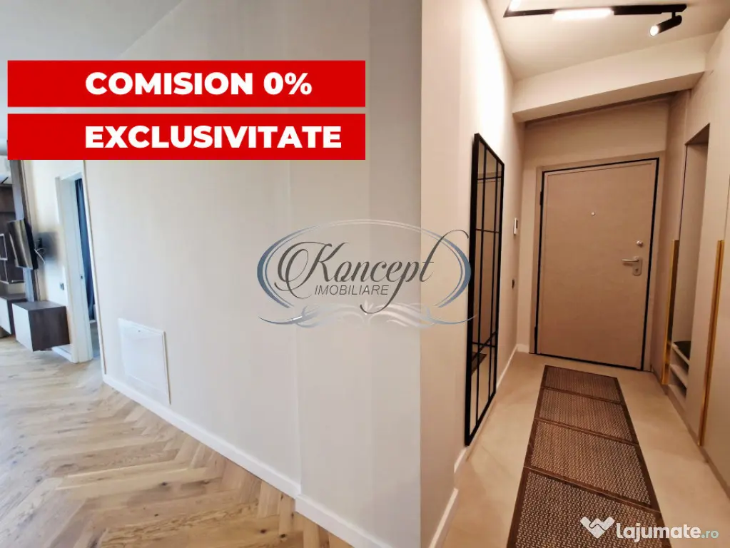 0% comision. Apartament nou mobilat, 2 minute de centrul Clu