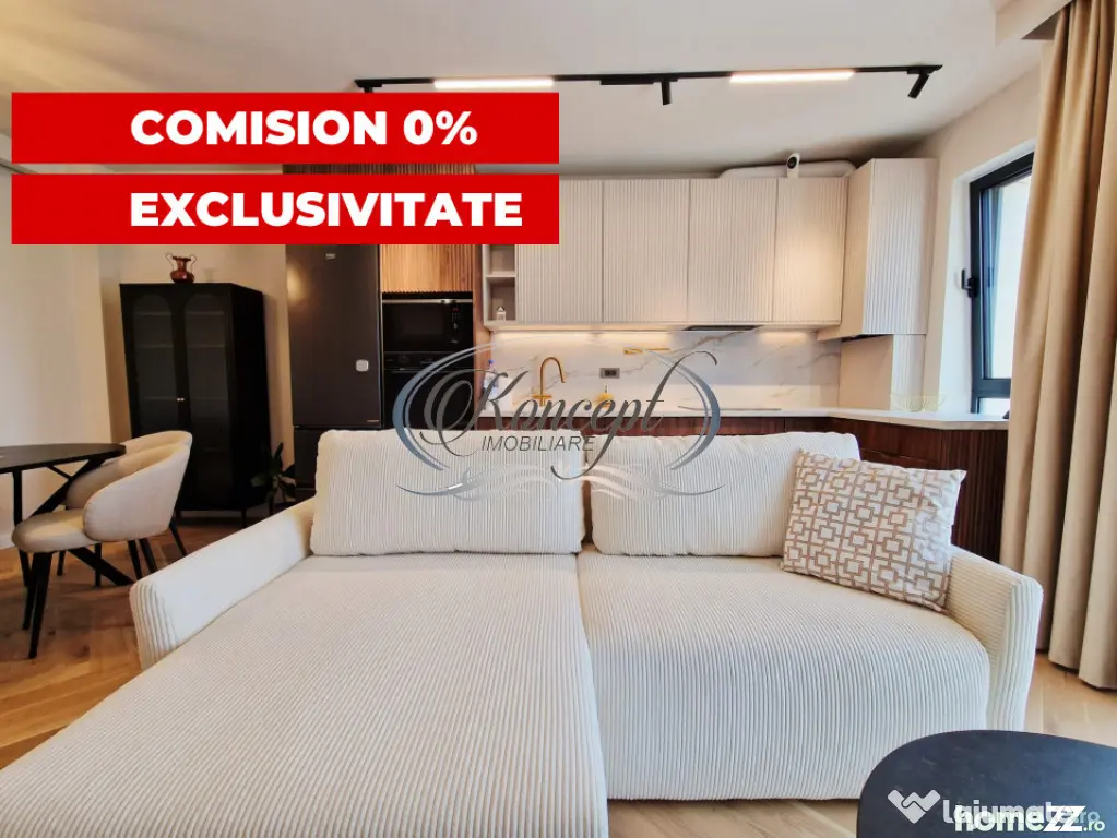 0% comision. Apartament nou mobilat, 2 minute de centrul Clu