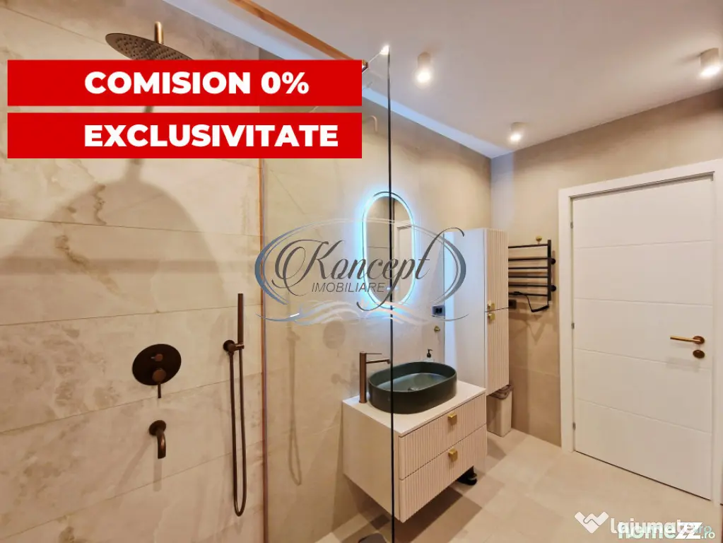 0% comision. Apartament nou mobilat, 2 minute de centrul Clu
