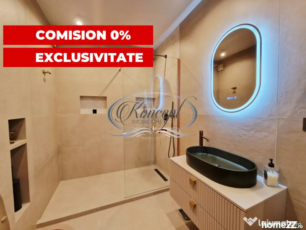 0% comision. Apartament nou mobilat, 2 minute de centrul Clu