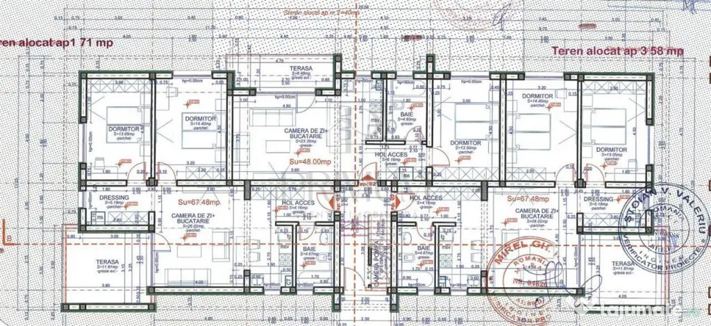 DUMBRAVITA - PARTER - CURTE 71MP - 3 CAMERE - TERASA - INCAL