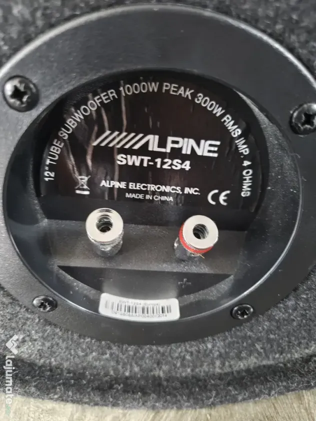 Subwoofer Alpine 300 watt RMS