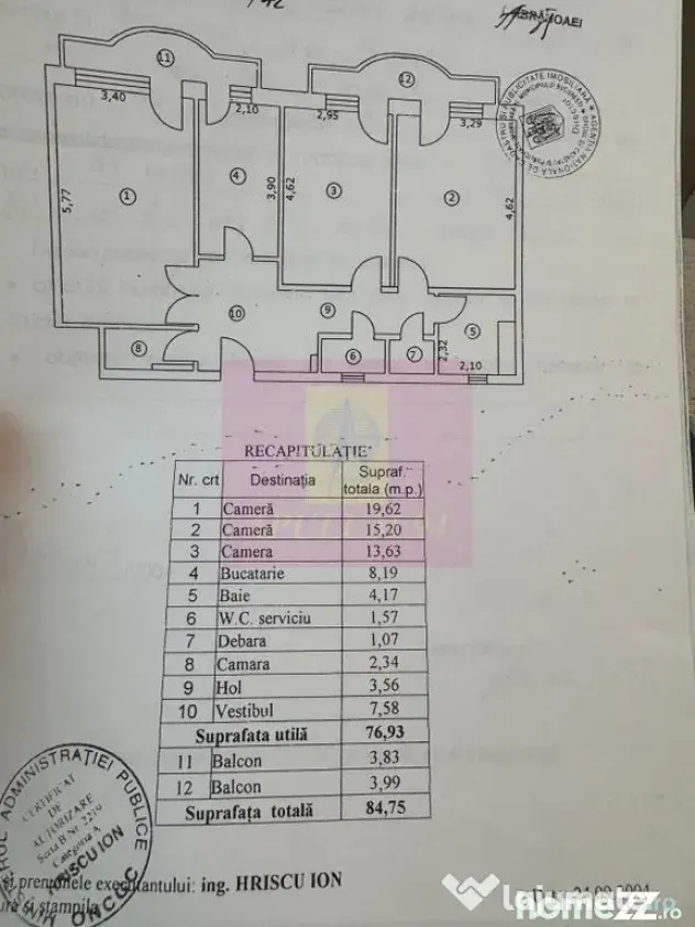 Vanzare apartament 3 camere Unirii-Zepter - Bucuresti (Bucuresti-Ilfov)