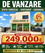 - Spatiu Comercial Apartament Garsoniera - Clinceni - 