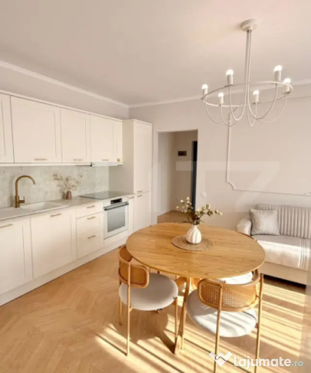 Apartament cu 3 camere, prima inchiriere, parcare subterana,