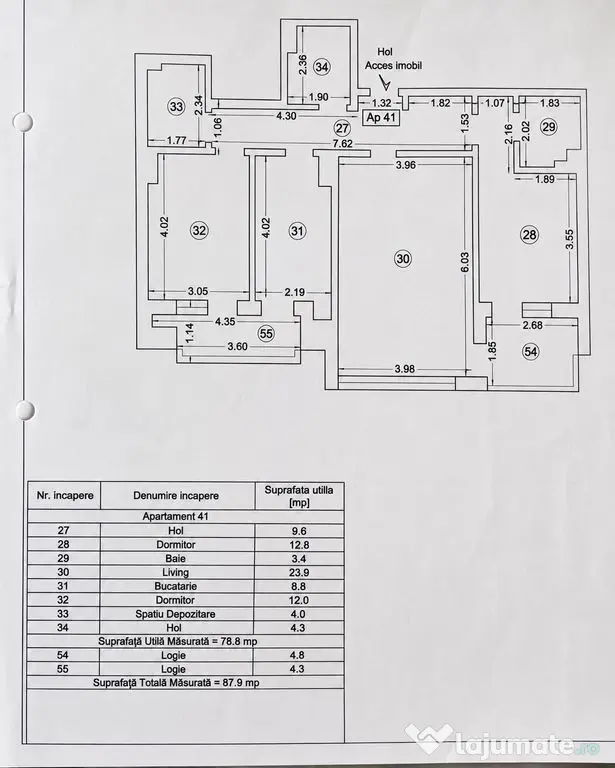 Apartament 3 camere zona Energia