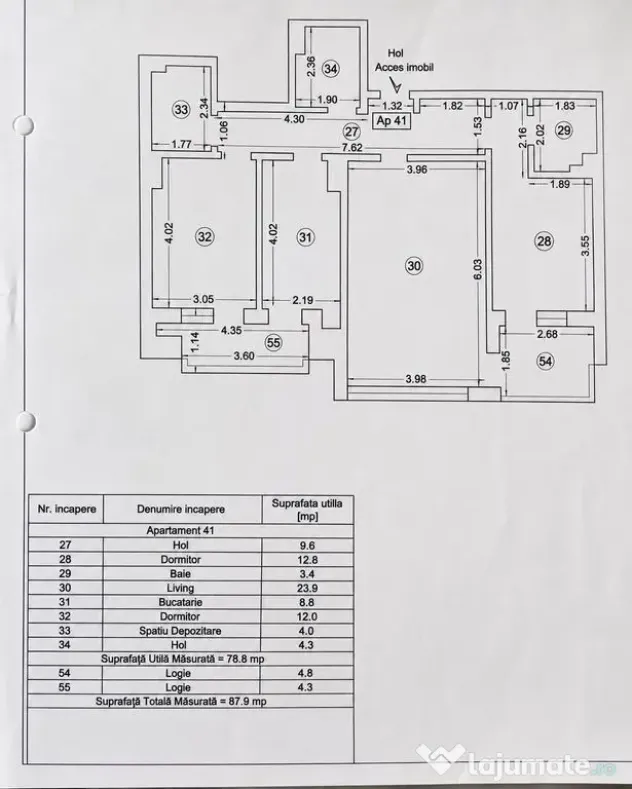 Apartament 3 camere zona Energia