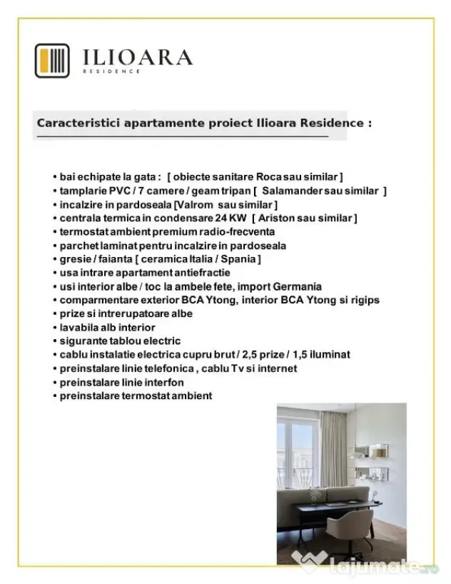 3 camere în proiect boutique, 84 mp utili, Sector 3, comision 0%