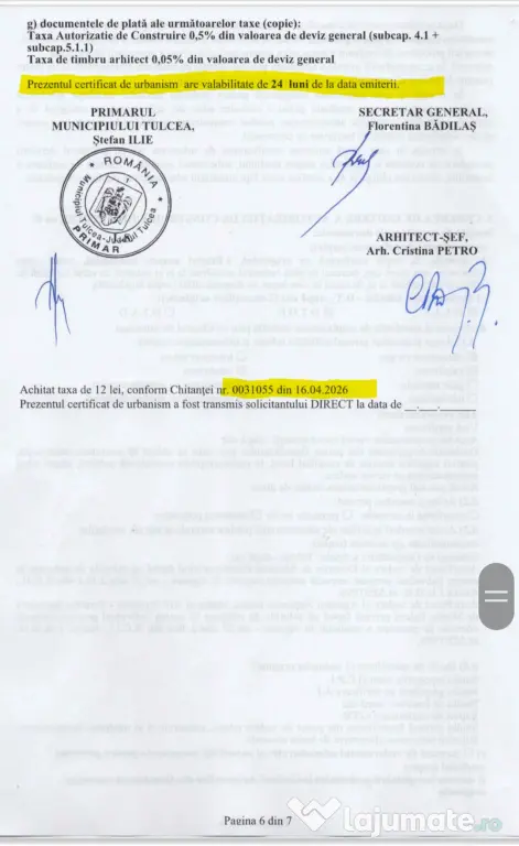 Vand teren intravilan