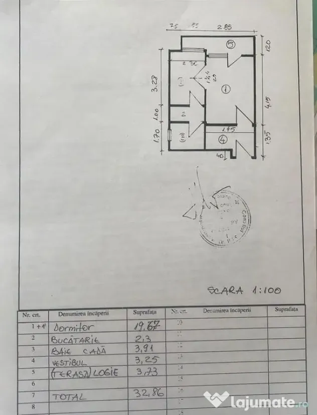 Garsonieră cochetă și luminoasă 32,86 mp - Ultracentr...