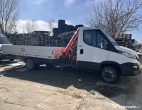 Autoutilitara iveco daily 35 c15, carosare+macara (il87grp)