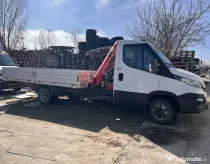 Autoutilitara iveco daily 35 c15, carosare+macara (il87grp).