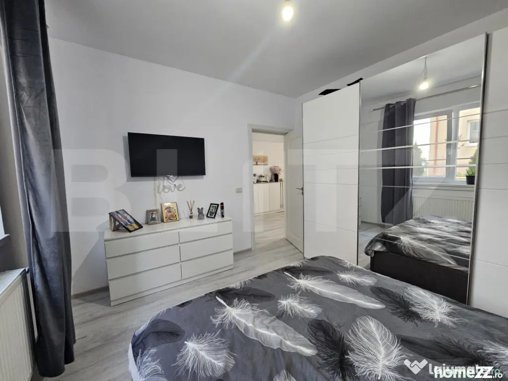 Apartament 2 camere, 46 mp, loc de parcare, zona Valea Lupul