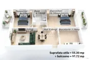 LIPOVEI | 3 CAM | ET.2 | DECOMANDAT | RENOVAT | 2 BALCOANE | 