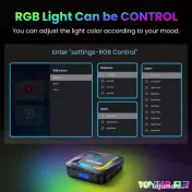 TV Box 4K Vontar R3 Android 13, RK3528 Quad Core, 4 GB RAM, 32 GB Stocare Wifi 6 