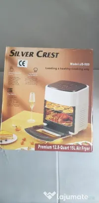 Air Fryer Friteuze,1400w, Capacitate de 15 L, Friteuza cu aer cald, Ecran LCD 