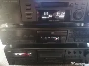 Linie JVC formata din deck, cd si minidisc recorder 