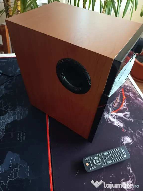 Subwoofer 50W USB SD Card + Telecomanda de la Sistem Boxe 5.1 Serioux HT5100C