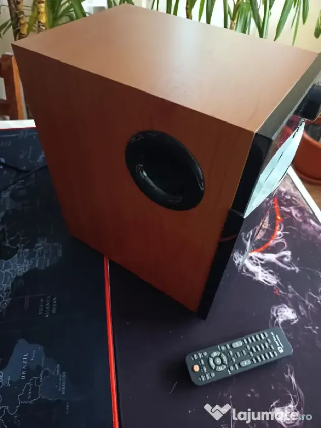 Subwoofer 50W USB SD Card + Telecomanda de la Sistem Boxe 5.1 Serioux HT5100C