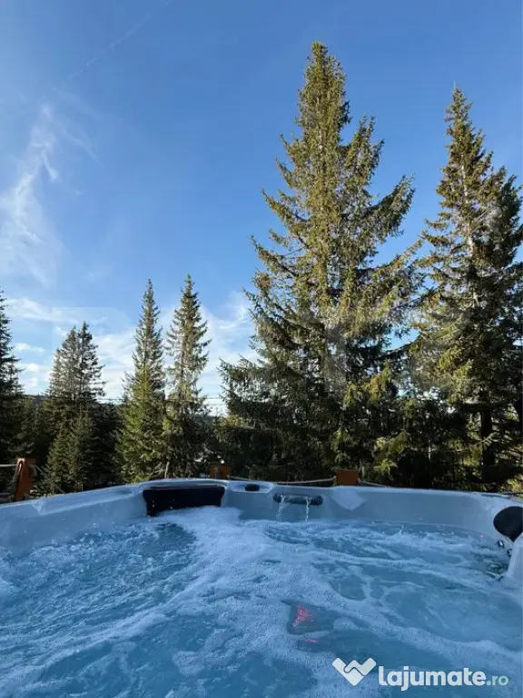 Cabana moderna A-Frame, jacuzzi, regim hotelier