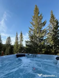 Cabana moderna A-Frame, jacuzzi, regim hotelier