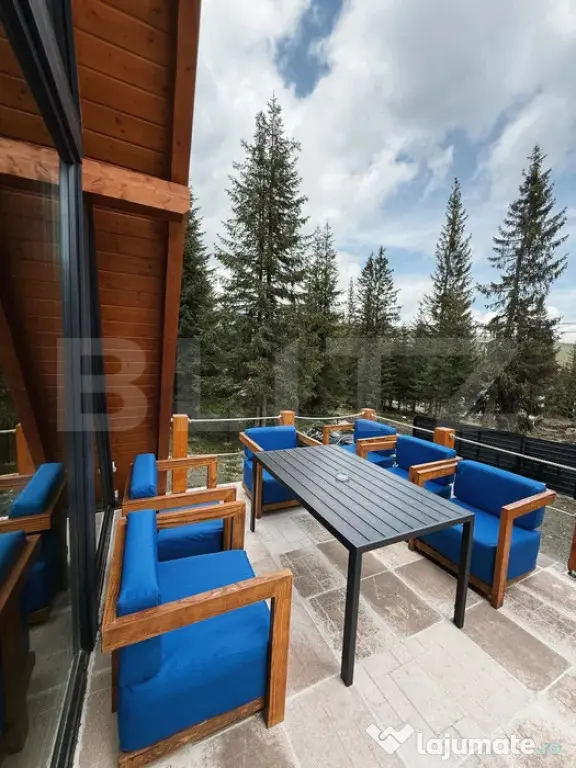 Cabana moderna A-Frame, jacuzzi, regim hotelier
