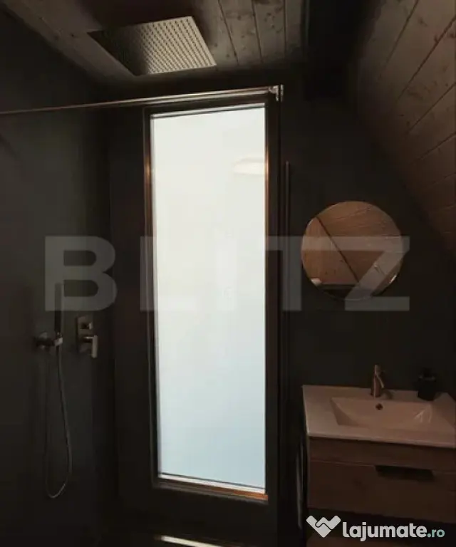Cabana moderna A-Frame, jacuzzi, regim hotelier