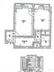 2 camere Piața Romană, et. 2, metrou, 48 mp, U3 