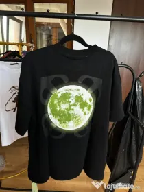 Tricou Off White Black Green Earth S